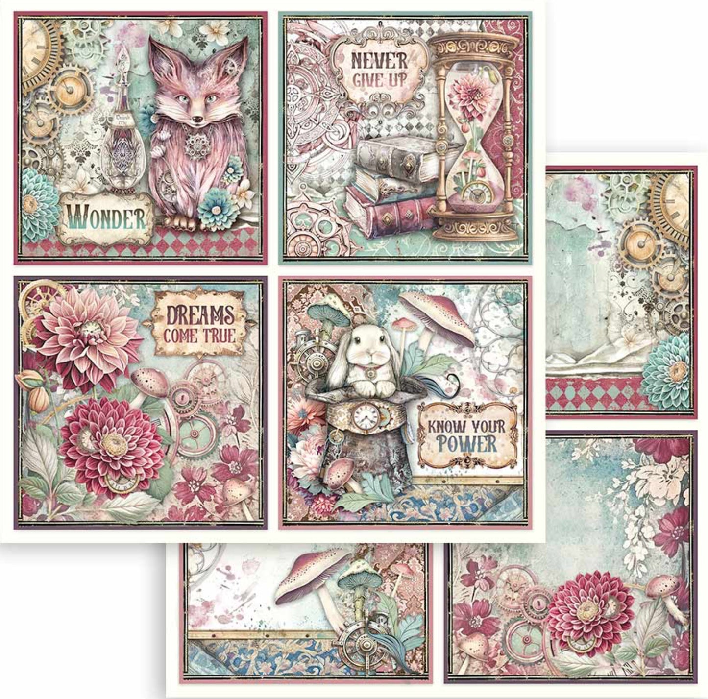 Stamperia Master of Magic 8” x 8” Paper Pad