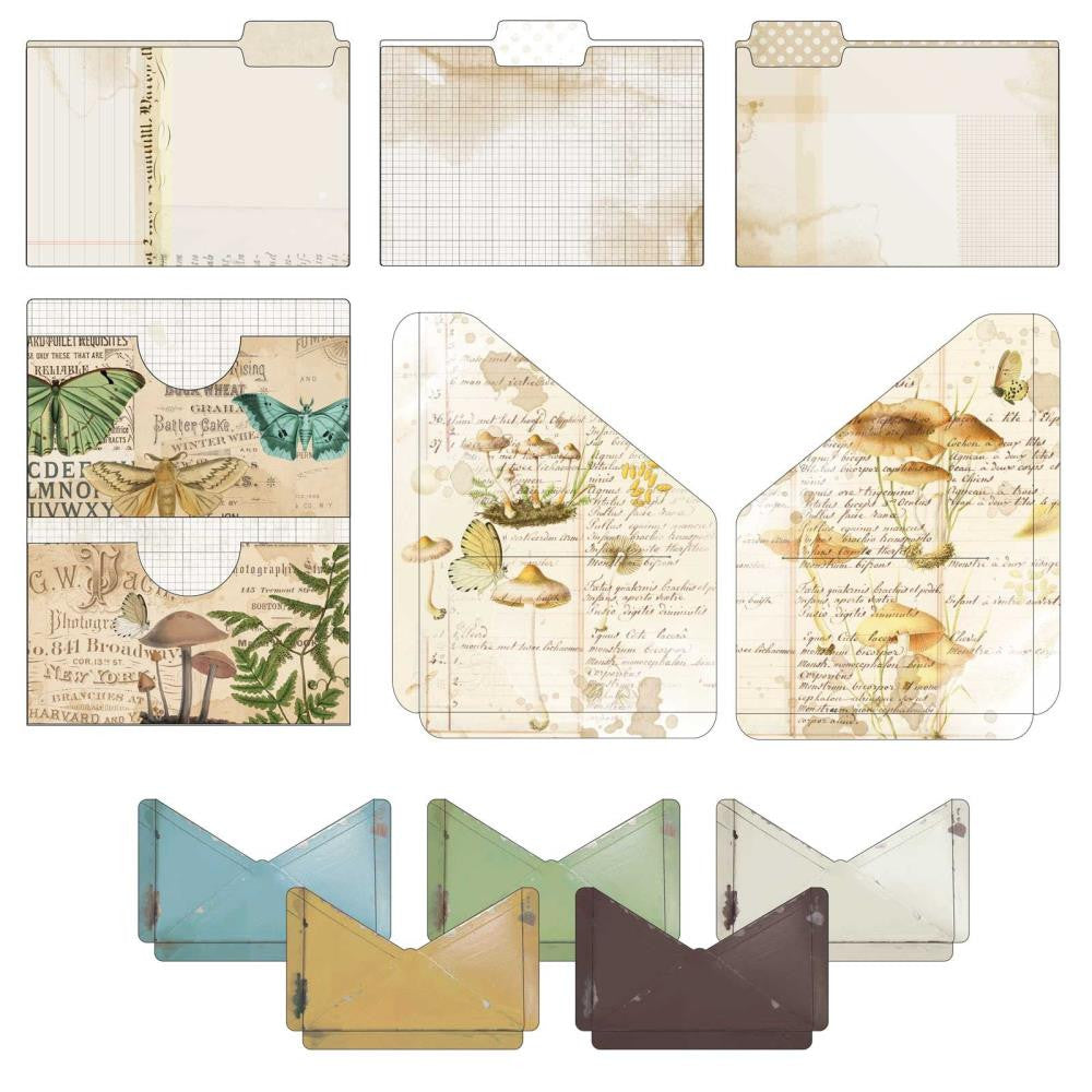 49 en markt Vintage Artistry Nature Study Essential File Set