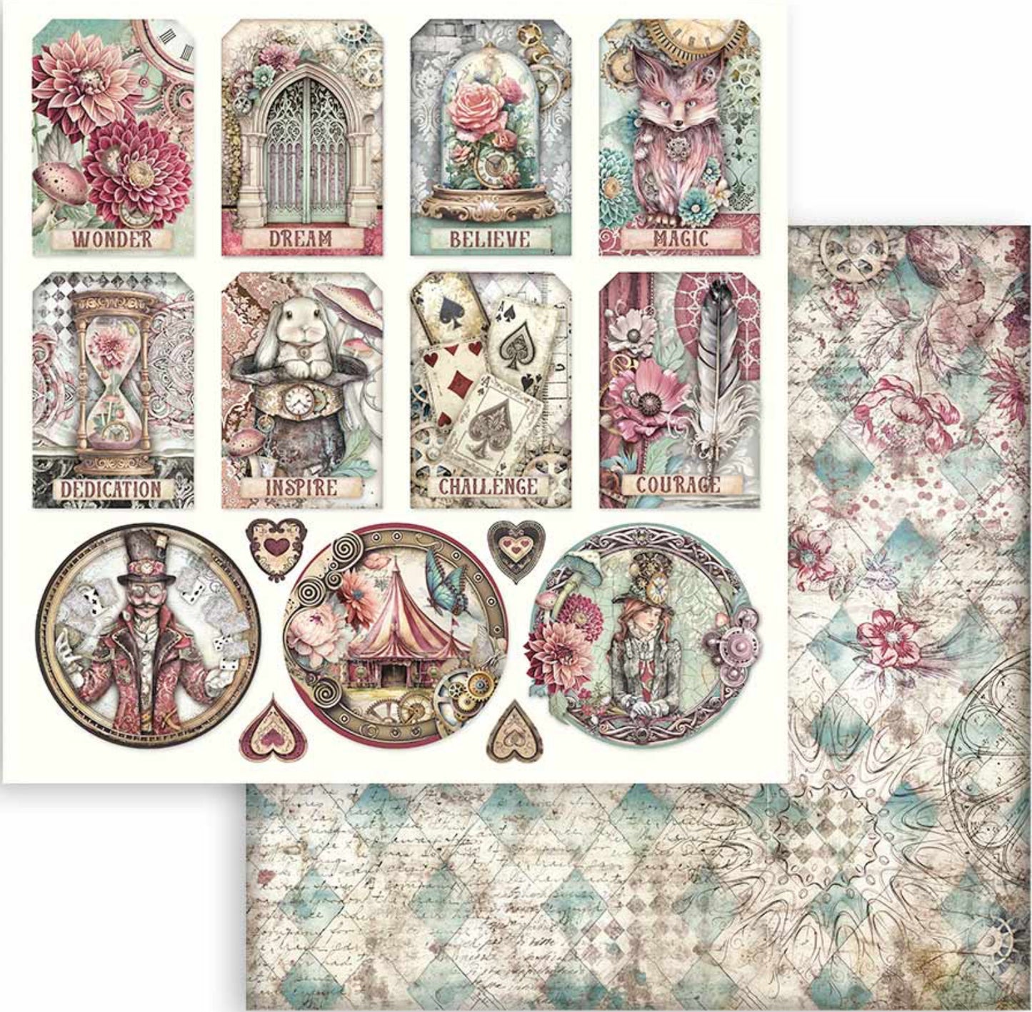 Stamperia Master of Magic 8” x 8” Paper Pad