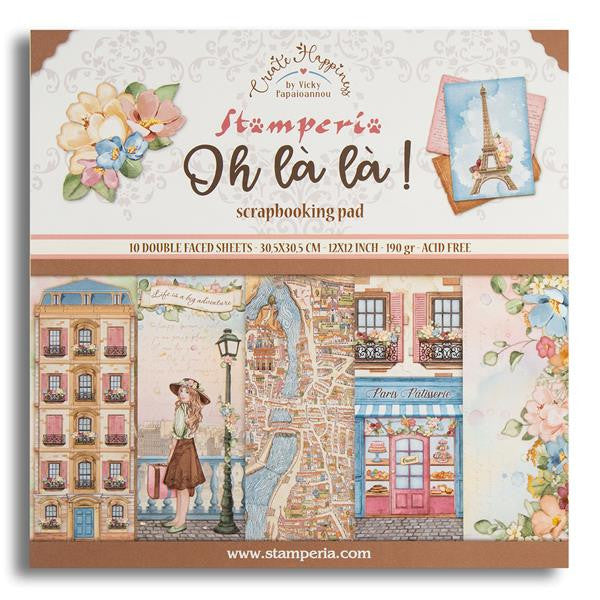 Stamperia Oh La La 12” x 12” Paper Collection – Kreative Kreations