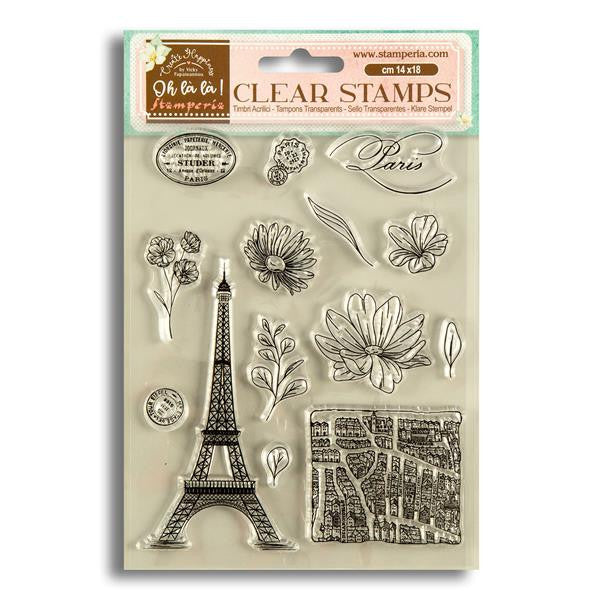 Ooh La La Collection Clear Acrylic Stamps