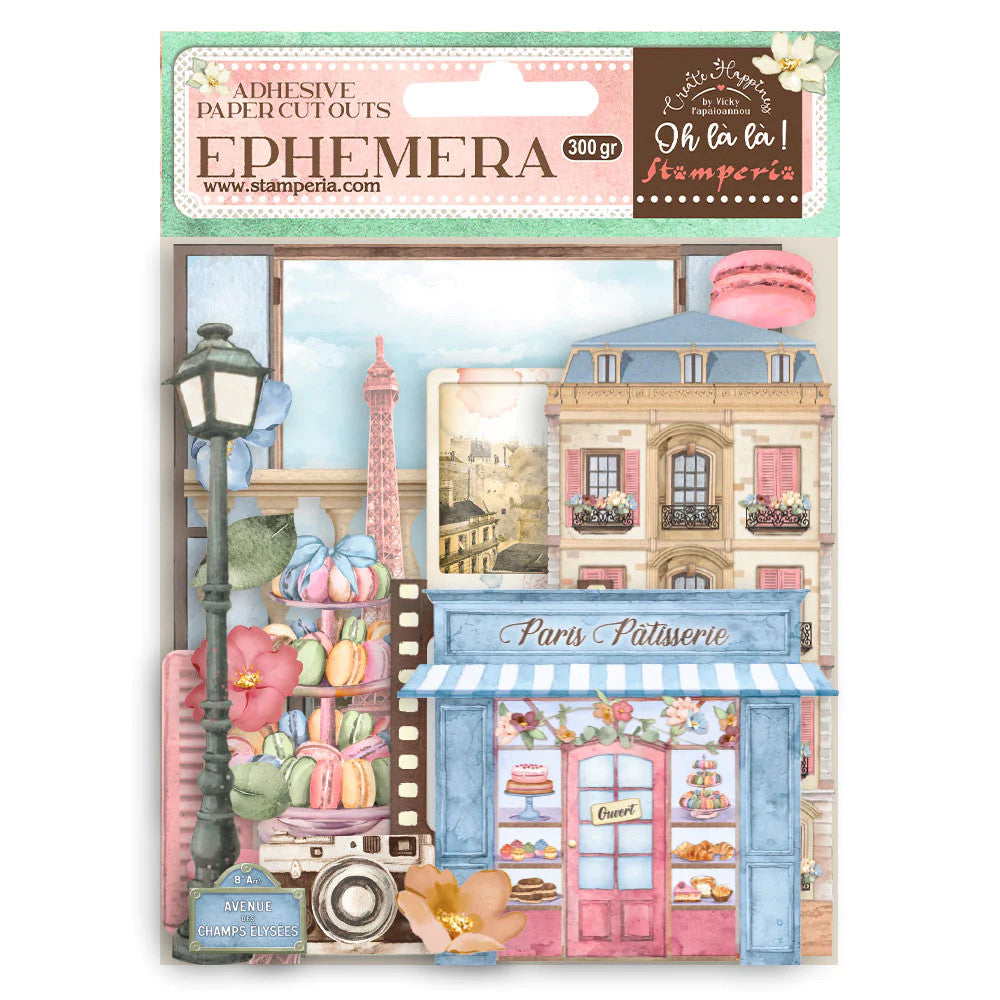 Stamperia Oh La La Ephemera Elements