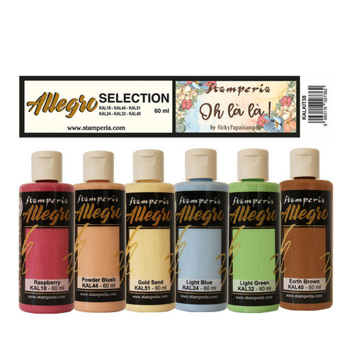 Stamperia Oh La La Allegro Juego de pinturas