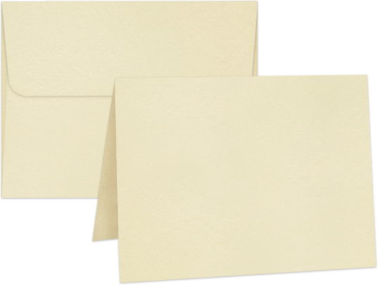 Grafische 45 ivoorkleurige A2-kaarten met enveloppen