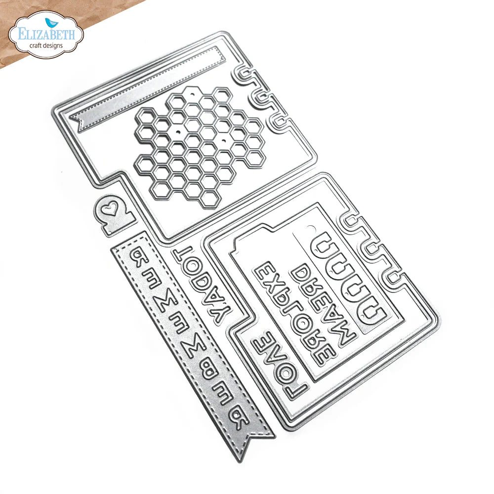 Elizabeth Craft Designs Planner Cards 4 Metal Die Set