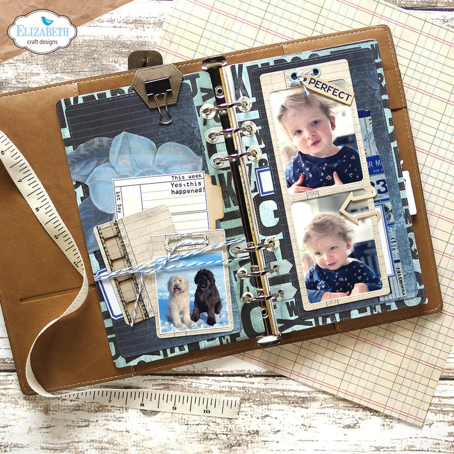 Elizabeth Craft Designs Planner Essentials - Página con 41 esquinas redondeadas