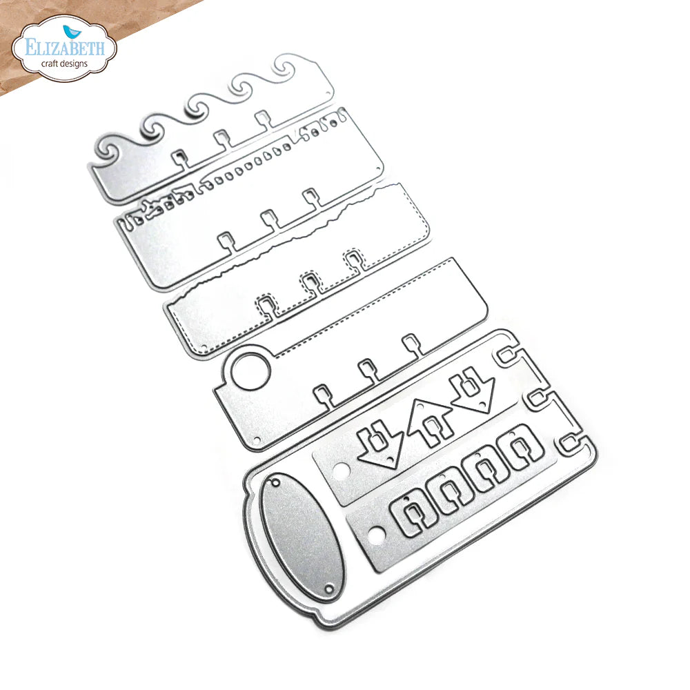 Elizabeth Craft Designs Planner Cards 5 Metal Die Set