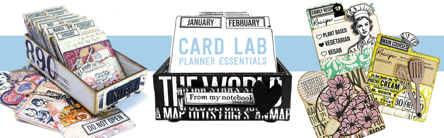 Elizabeth Craft Designs Wooden Planner Card Box Kit