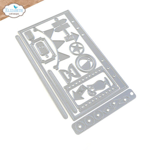 Elizabeth Craft Designs Juego de troqueles de metal Summer State of Mind