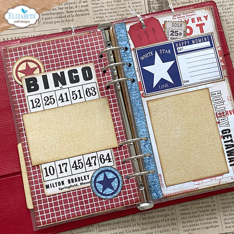 Elizabeth Craft Designs Juego de troqueles de metal Summer State of Mind