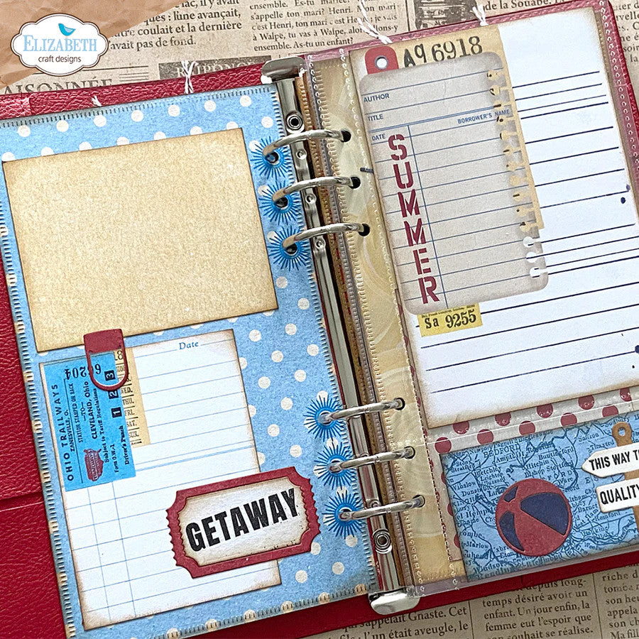 Elizabeth Craft Designs Juego de troqueles de metal Summer State of Mind