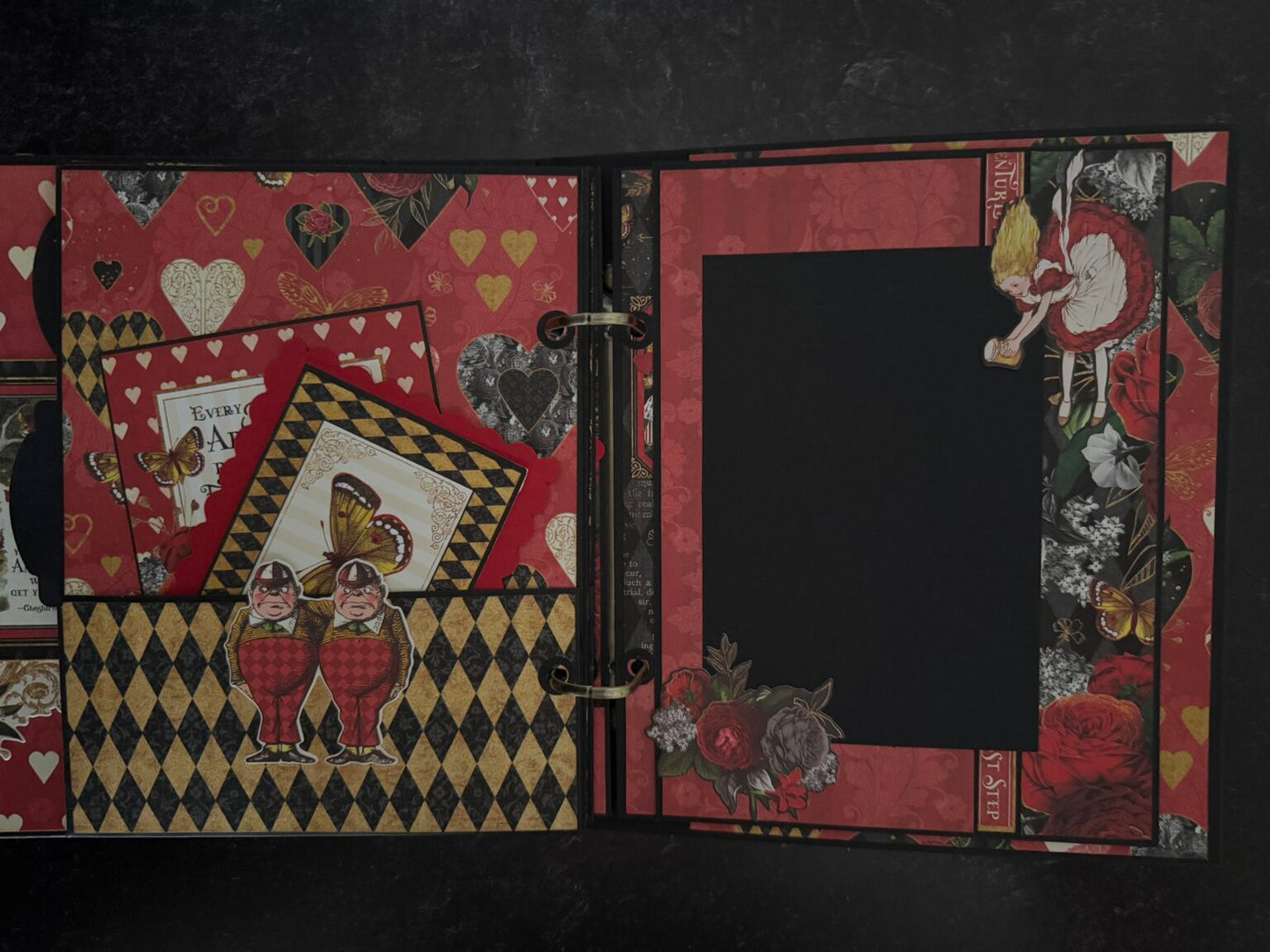 Graphic 45 Curiouser & Curiouser - Binder Album w/ Interactive Pages 2025 Kit 2