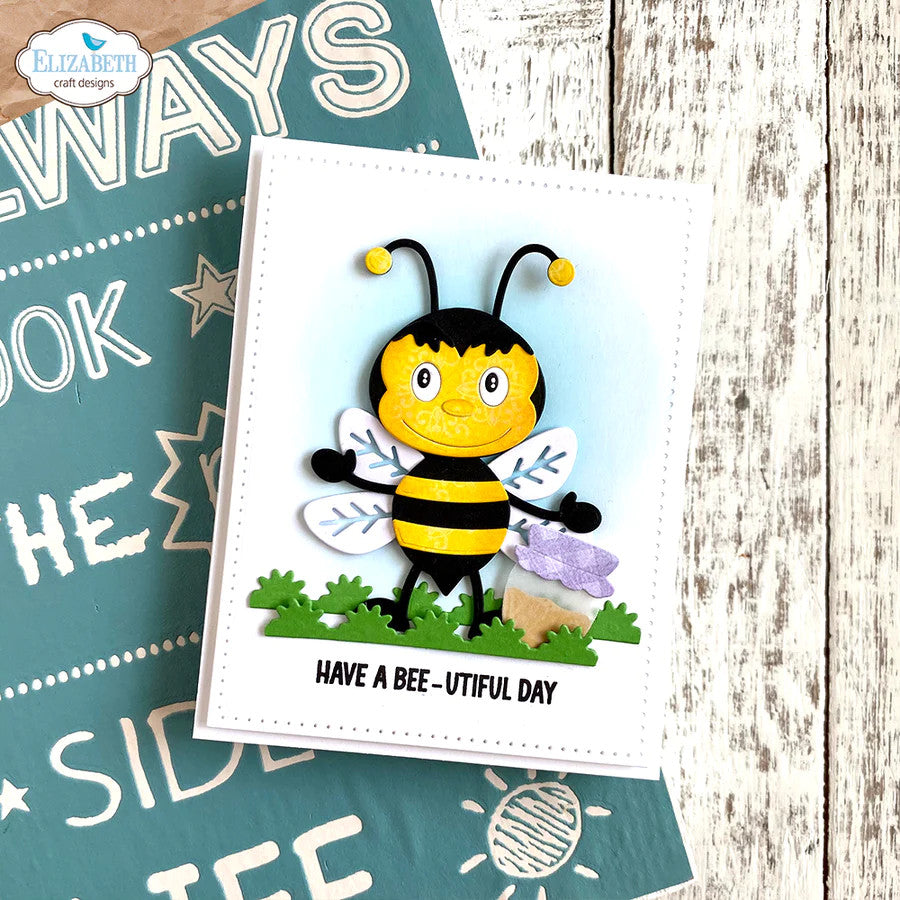 Elizabeth Craft Designs Juego de troqueles de metal de abeja