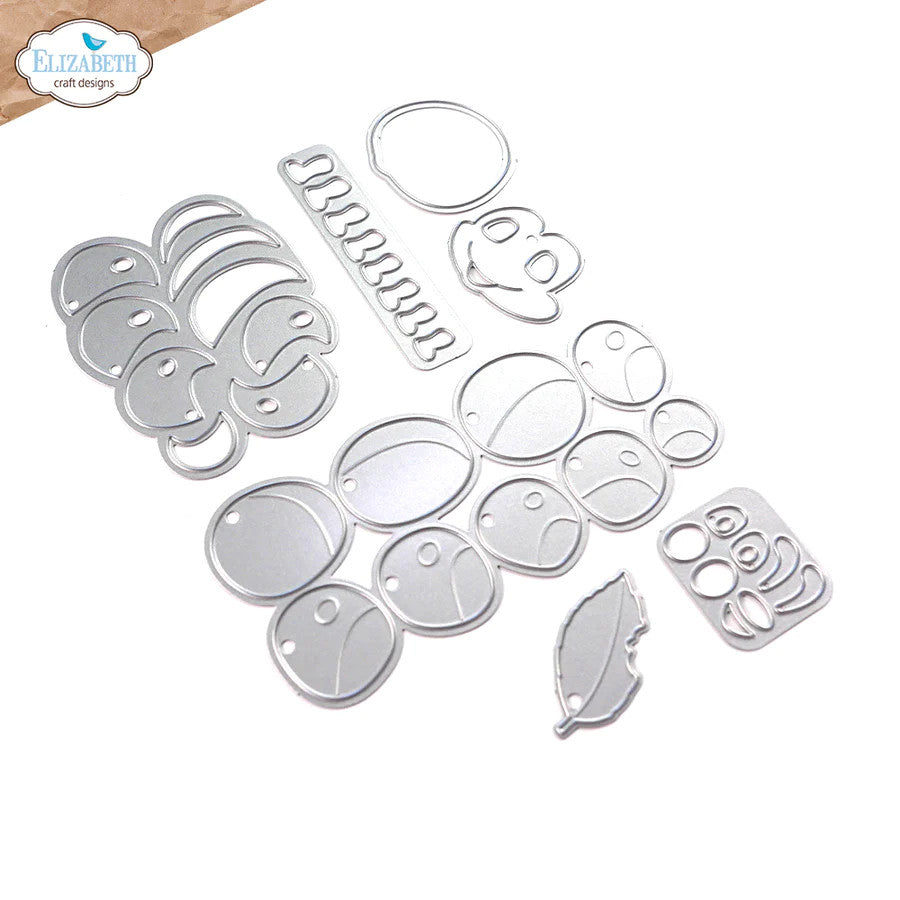 Elizabeth Craft Designs Juego de troqueles de metal Caterpillar