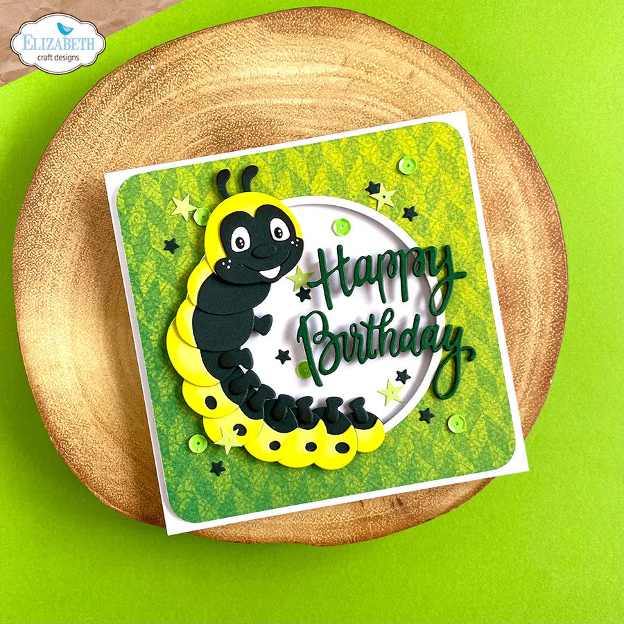 Elizabeth Craft Designs Juego de troqueles de metal Caterpillar
