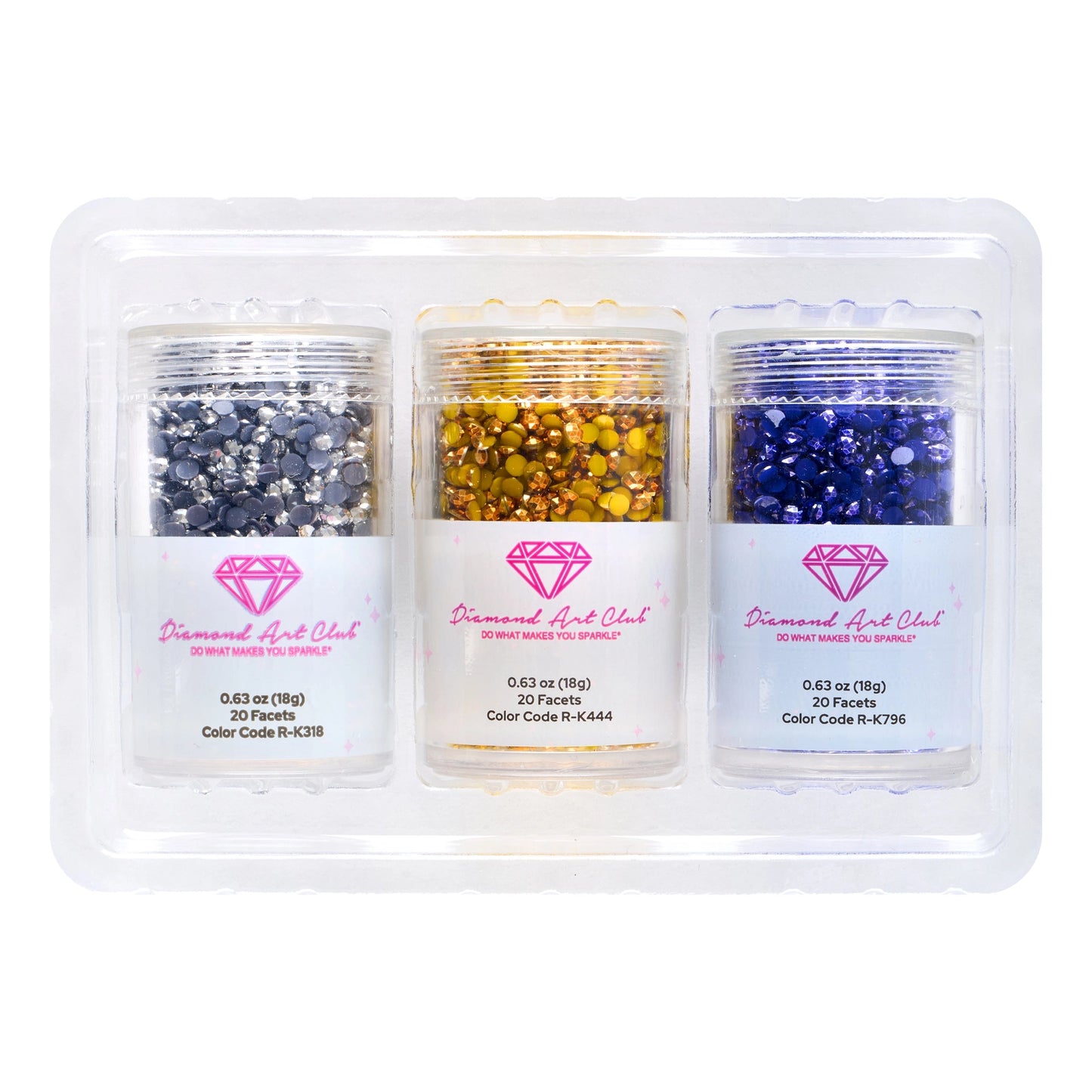 Diamond Art Club Bling Diamonds - Electro Diamond® Round (Set of 3)