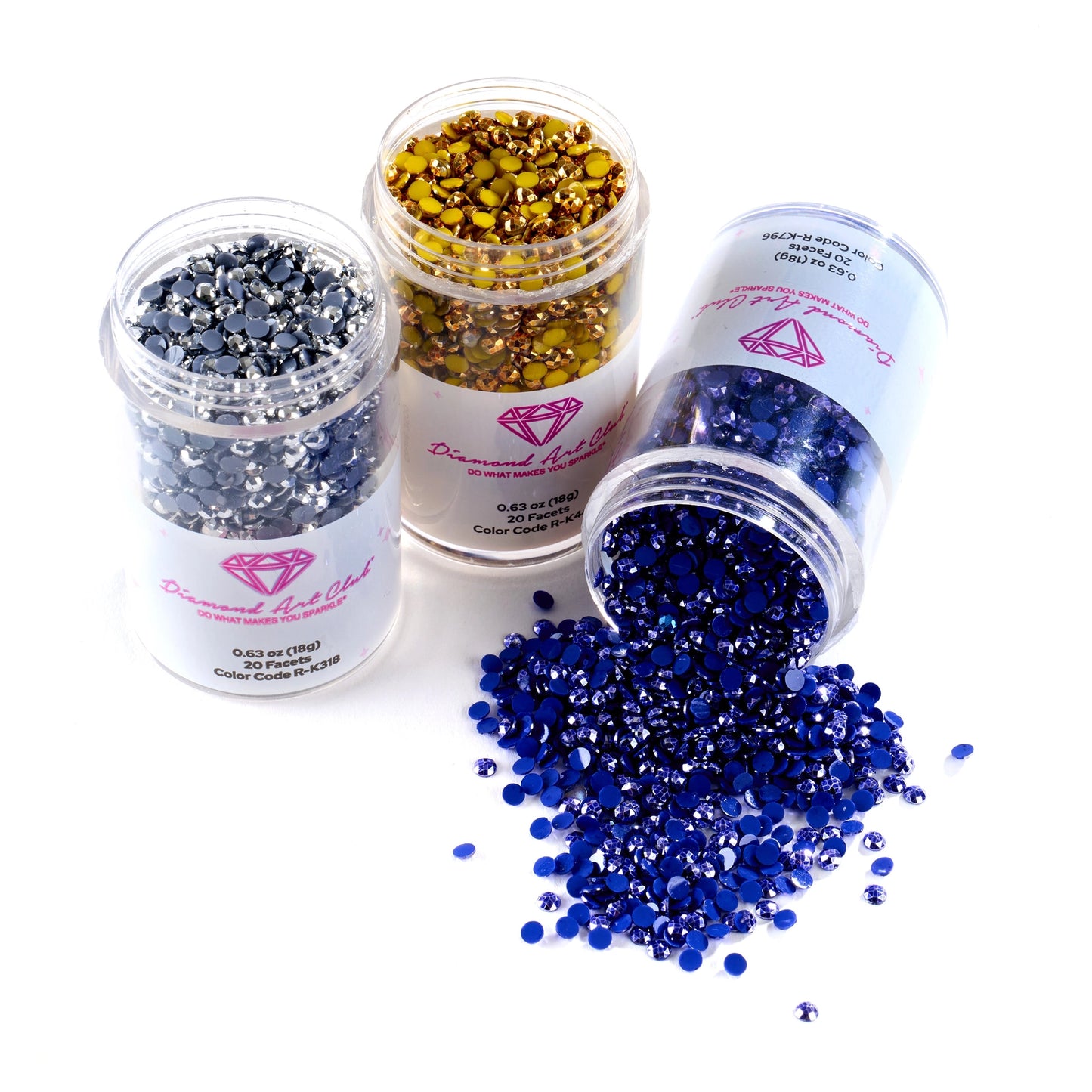 Diamond Art Club Bling Diamonds - Electro Diamond® Round (Set of 3)
