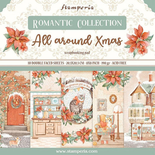 Stamperia All Around Christmas 20 x 20 cm papiercollectie