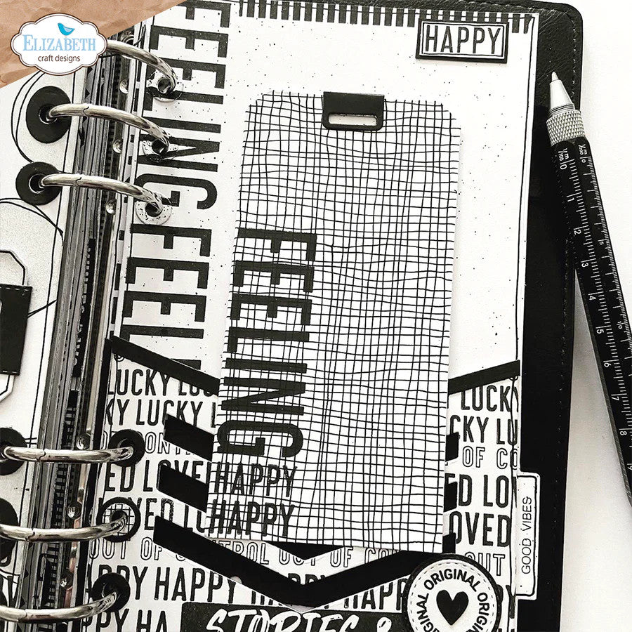 Elizabeth Craft Designs Feelings-stempelset CS315