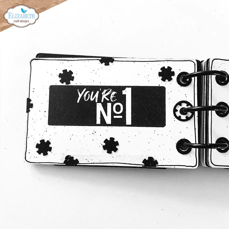 Elizabeth Craft Designs Verhalen en herinneringen stempelset CS313