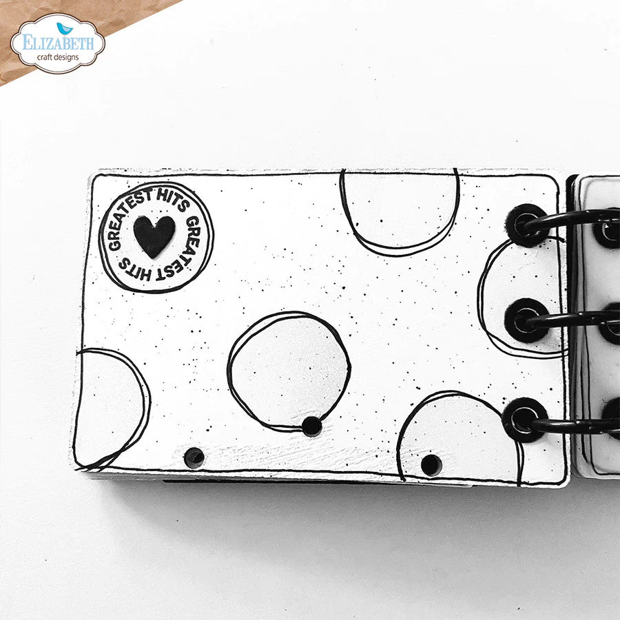 Elizabeth Craft Designs Verhalen en herinneringen stempelset CS313