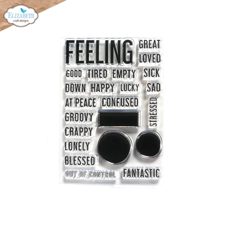 Elizabeth Craft Designs Feelings Stamp Set CS315