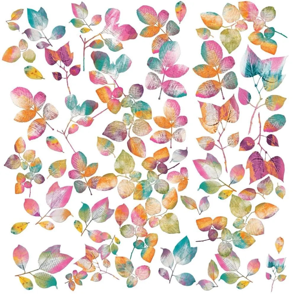 49 & Market ARToptions Spice Mixed Media Leaves Laser Cut Elements