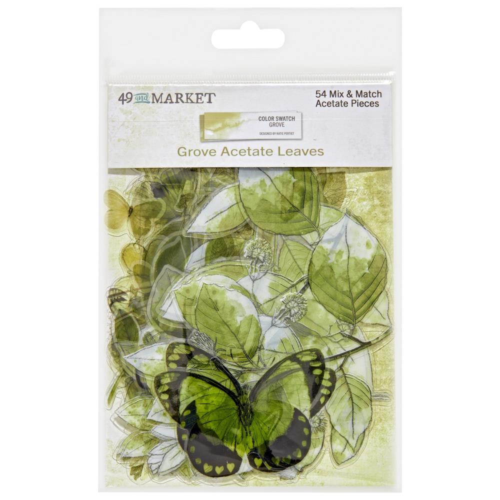 49 & Market Color Swatch Grove Acetate Leaves