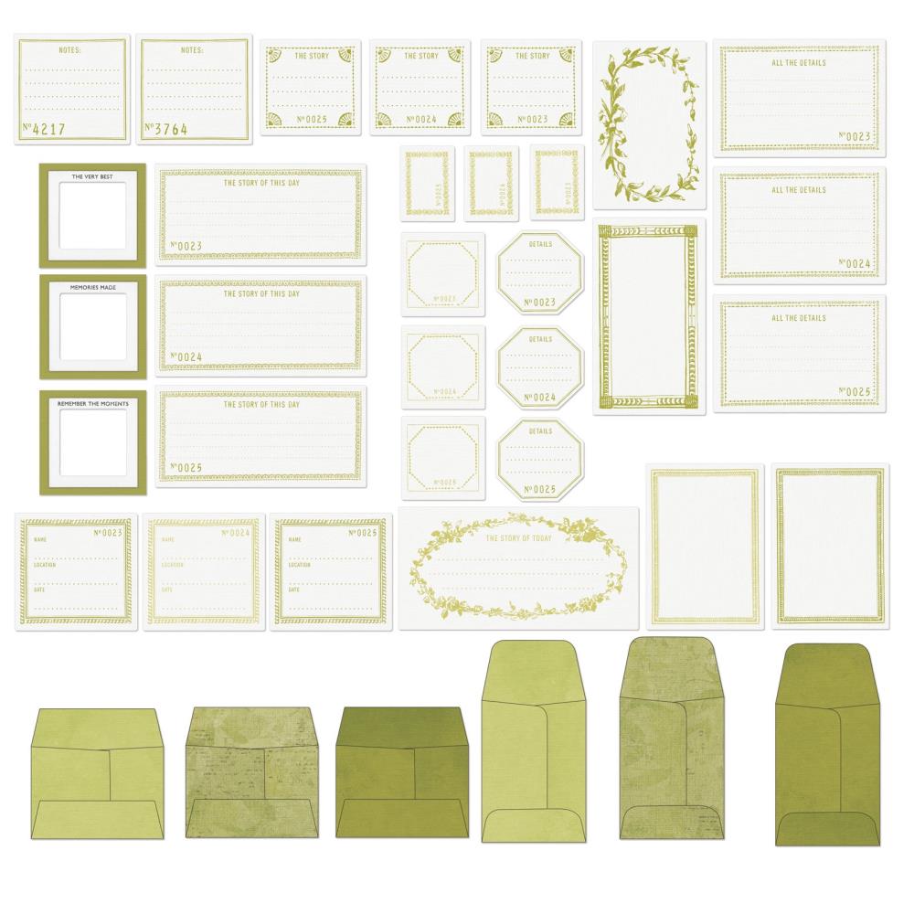 49 & Market Color Swatch Grove Envelope Bits