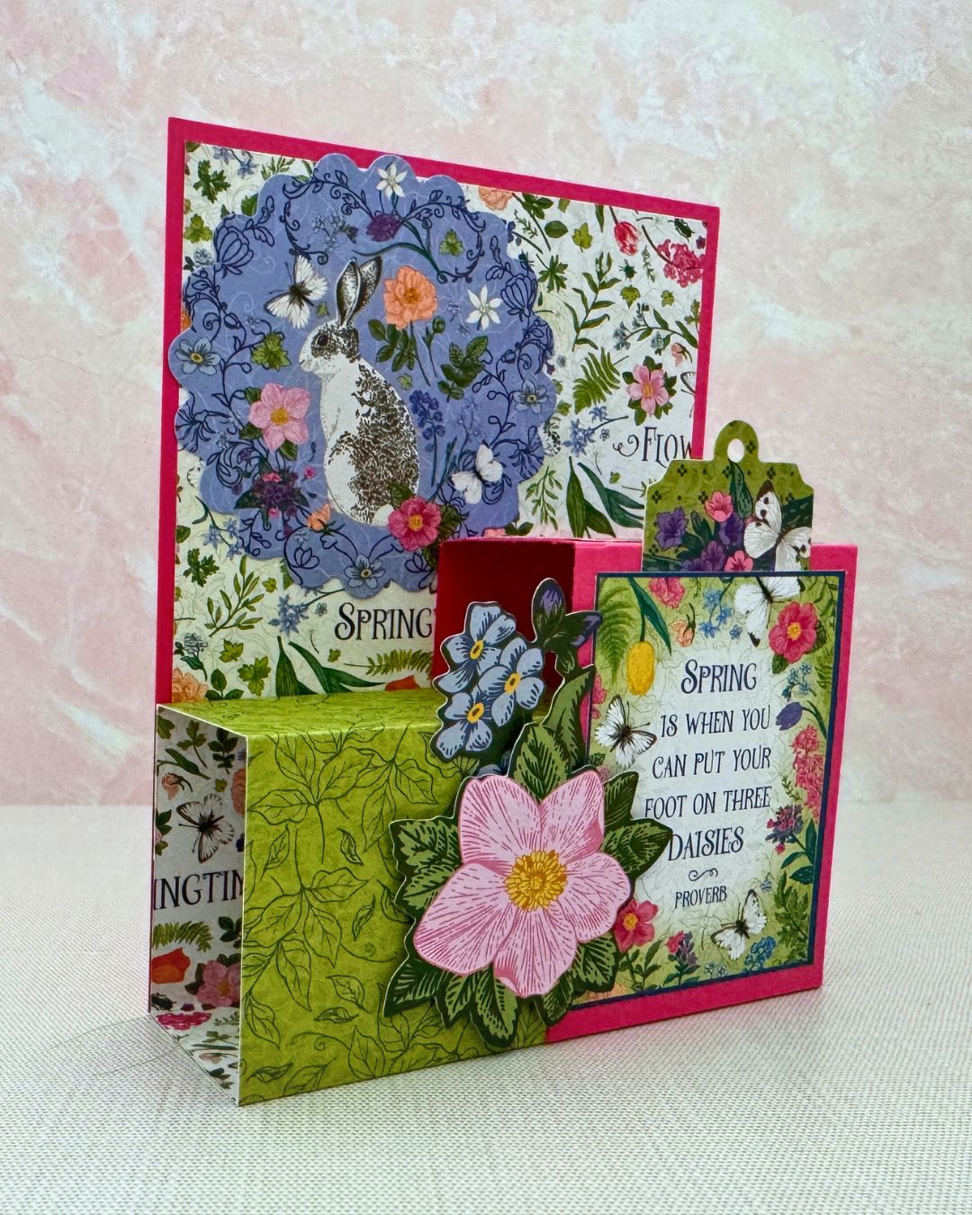 Graphic 45 Spring is in the Air - Pop-Up Card Set 2025 Kit 3