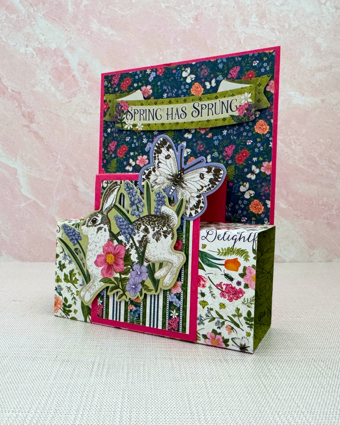 Graphic 45 Spring is in the Air - Pop-Up Card Set 2025 Kit 3