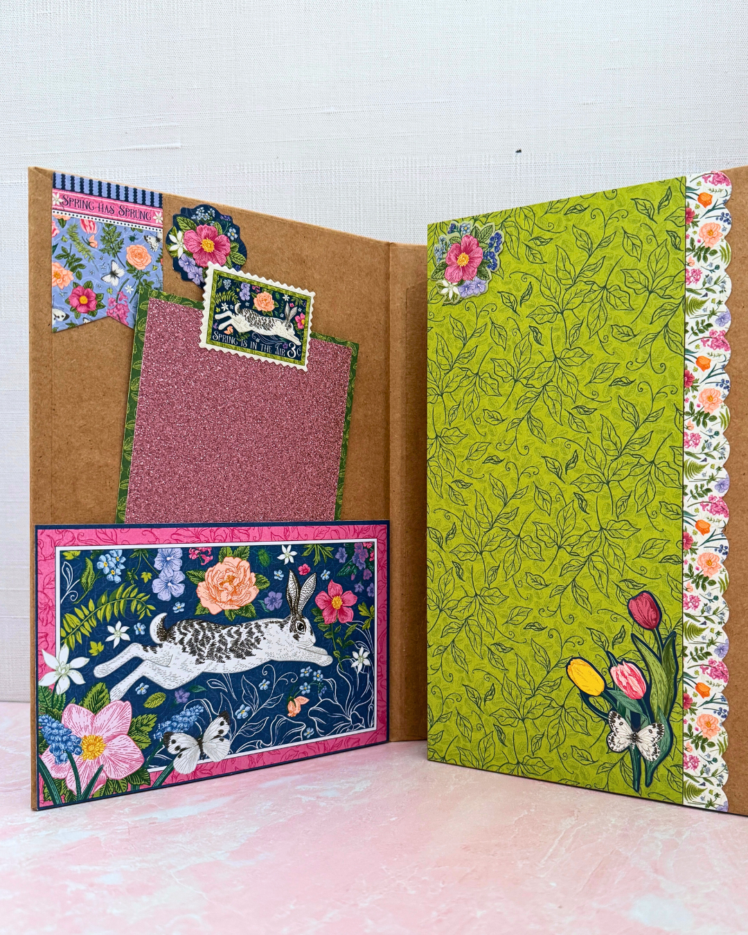 Graphic 45 Spring is in the Air - Interactive Folio Album 2025 Kit 3