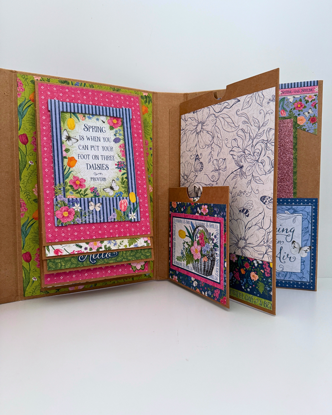 Graphic 45 Spring is in the Air - Interactive Folio Album 2025 Kit 3