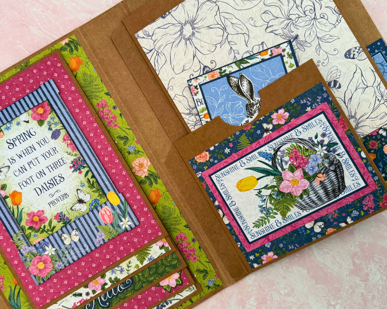 Graphic 45 Spring is in the Air - Interactive Folio Album 2025 Kit 3