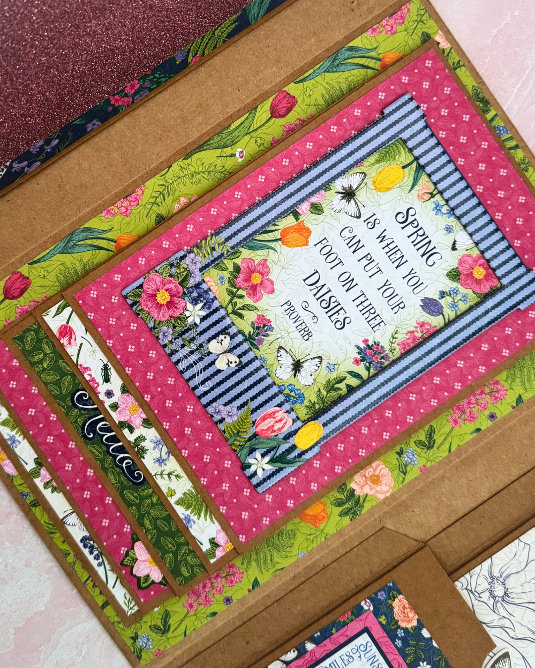 Graphic 45 Spring is in the Air - Interactive Folio Album 2025 Kit 3