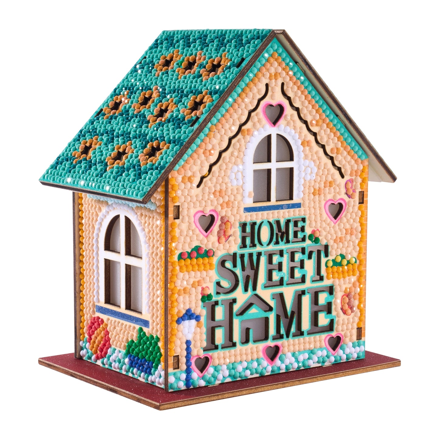 Diamond Art Club LED 3D Gem House - Home Sweet Home