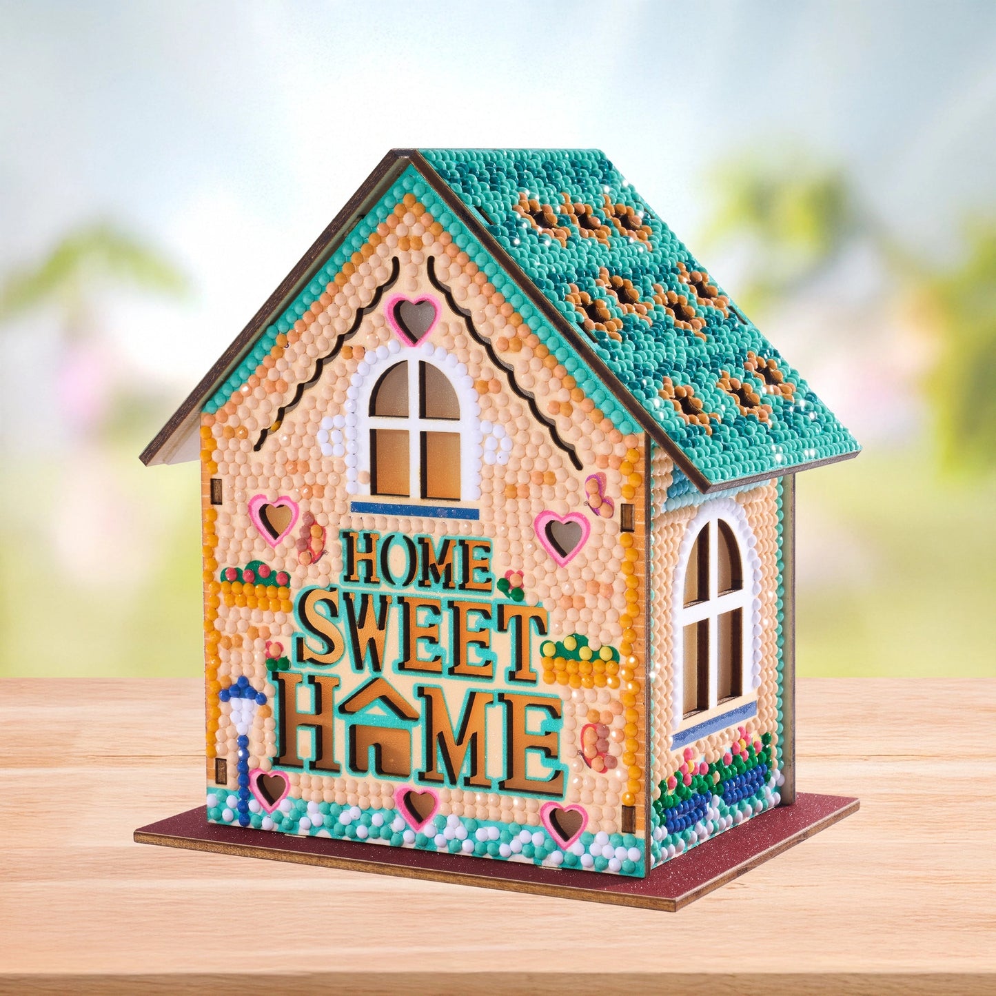 Diamond Art Club LED 3D Gem House - Home Sweet Home