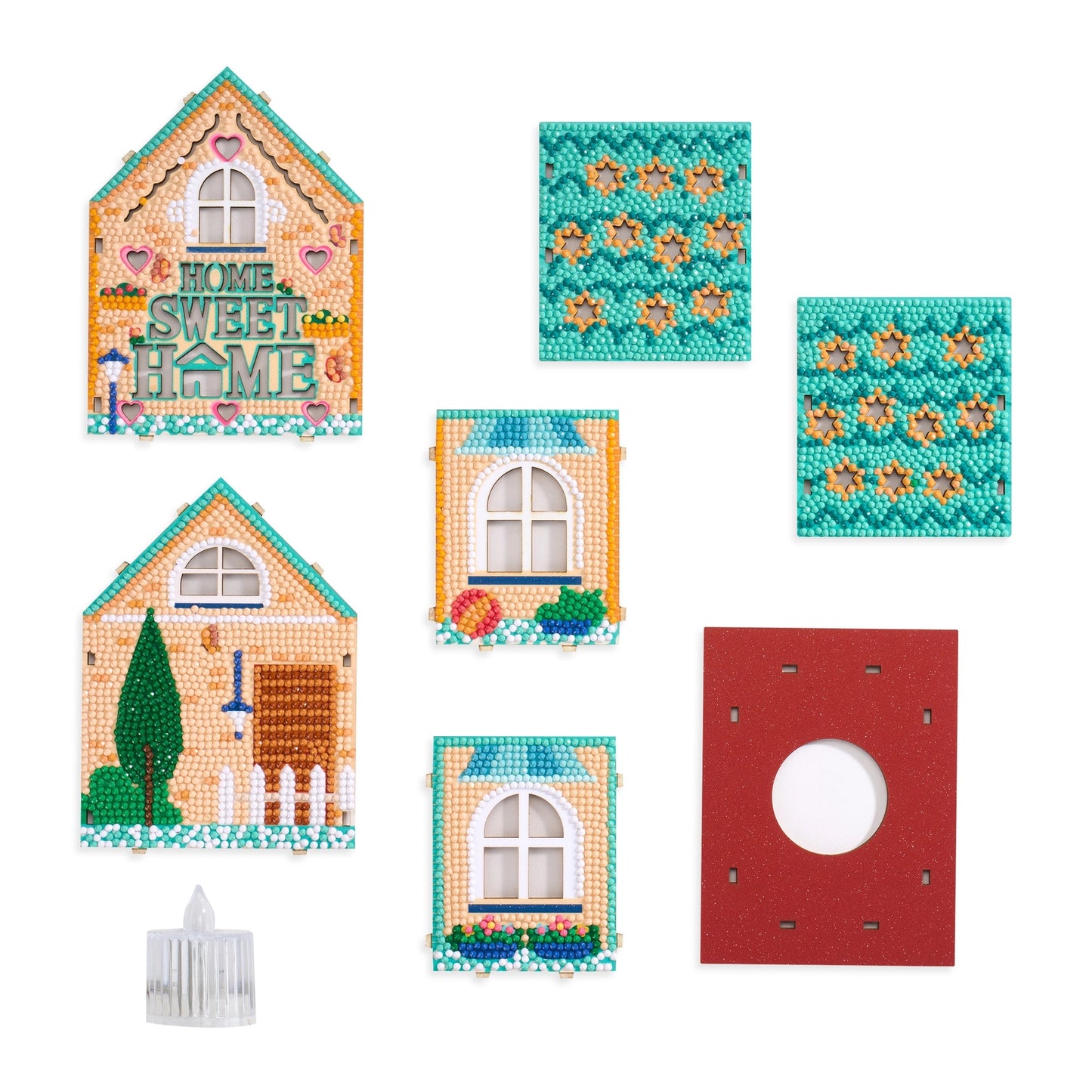 Diamond Art Club LED 3D Gem House - Home Sweet Home