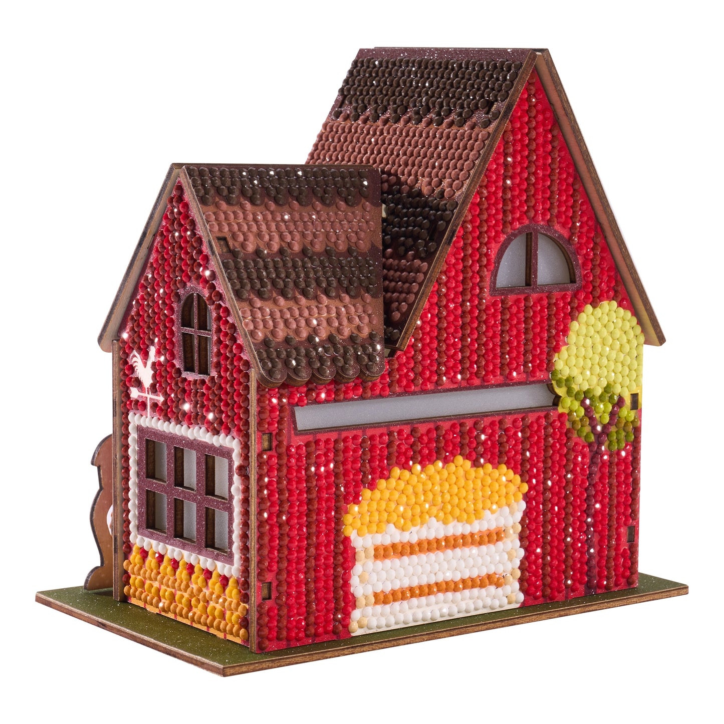 Diamond Art Club LED 3D Gem House - Farm House