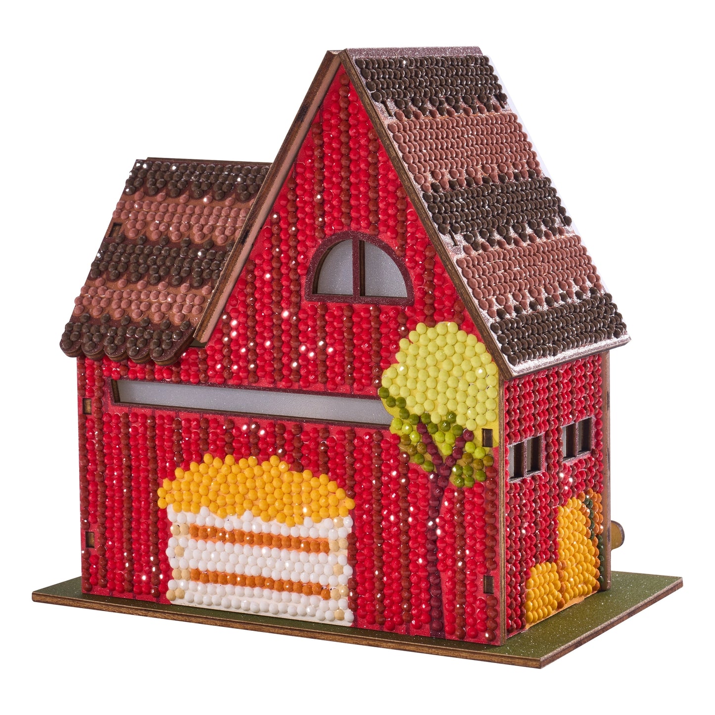 Diamond Art Club LED 3D Gem House - Farm House