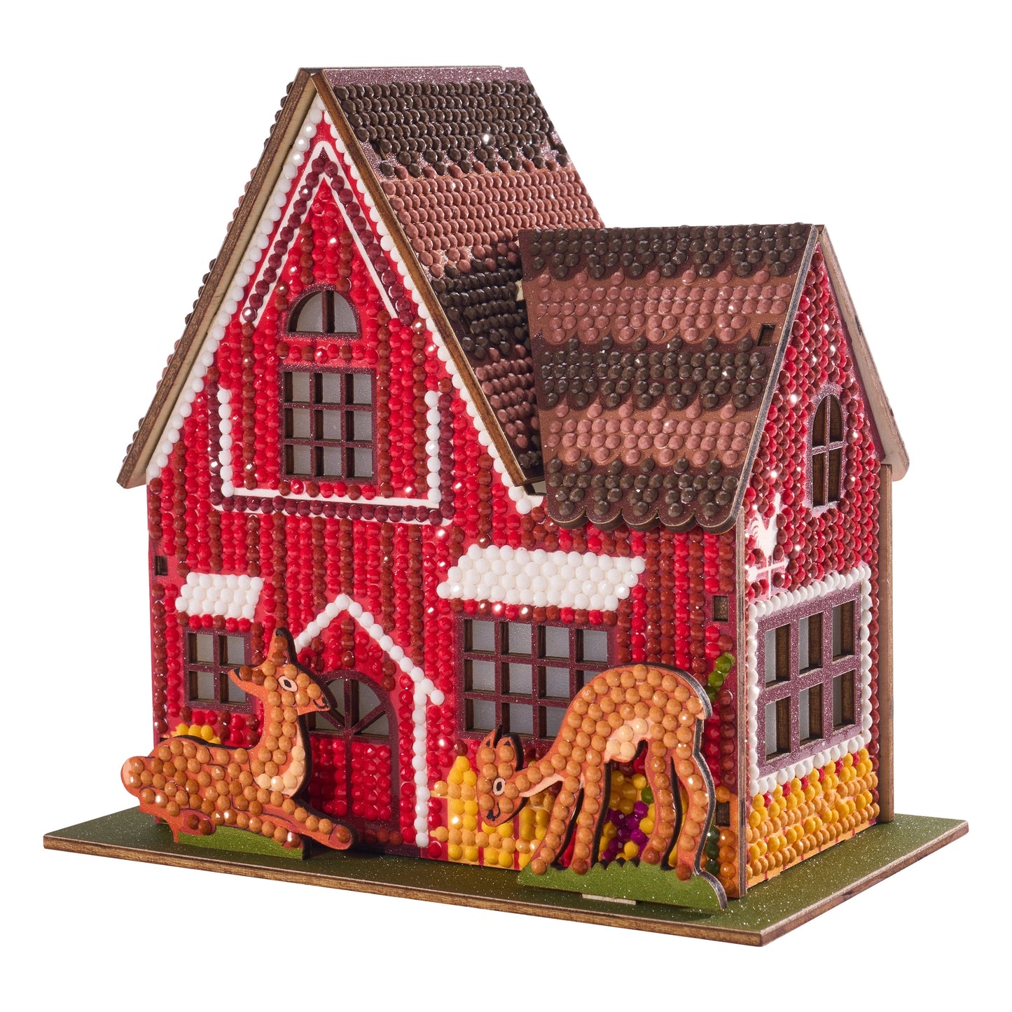 Diamond Art Club LED 3D Gem House - Farm House