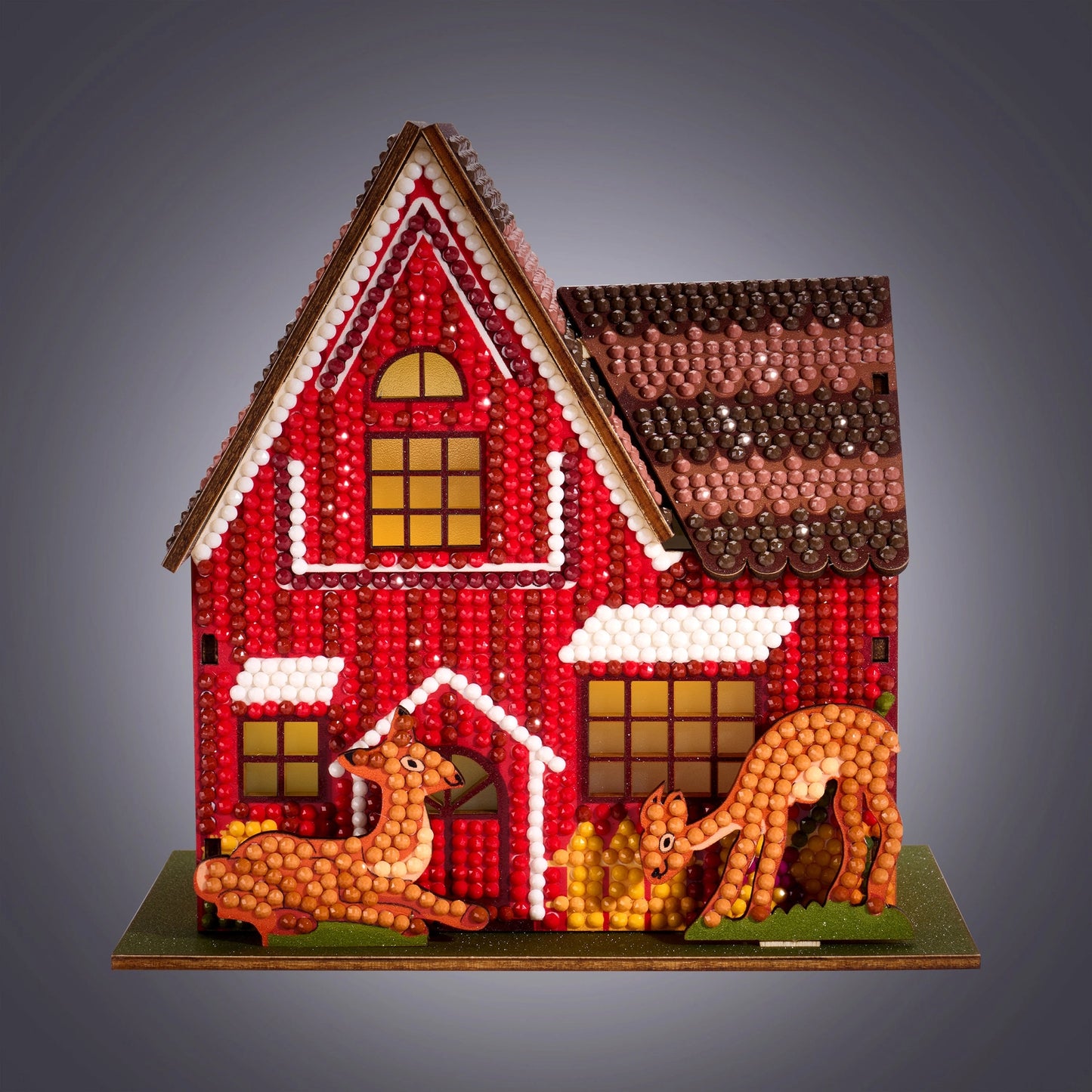 Diamond Art Club LED 3D Gem House - Farm House