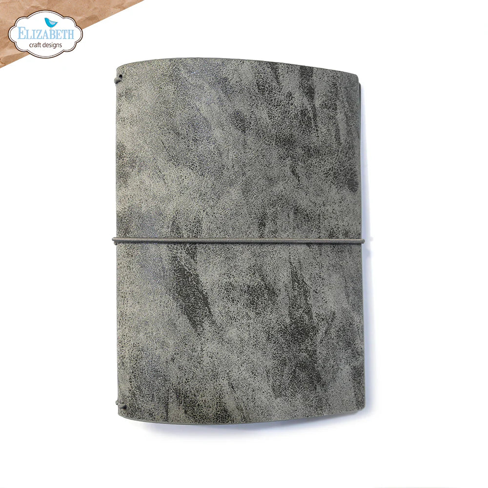 Elizabeth Craft Designs Art Journal - Stonewashed Grey Passport XL