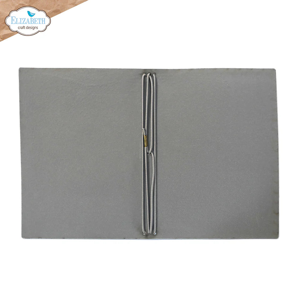 Elizabeth Craft Designs Art Journal - Stonewashed Grey Passport XL