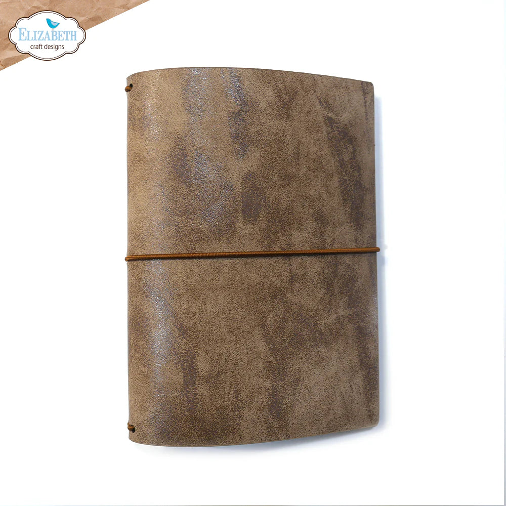 Elizabeth Craft Designs Art Journal - Stonewashed Brown Passport XL