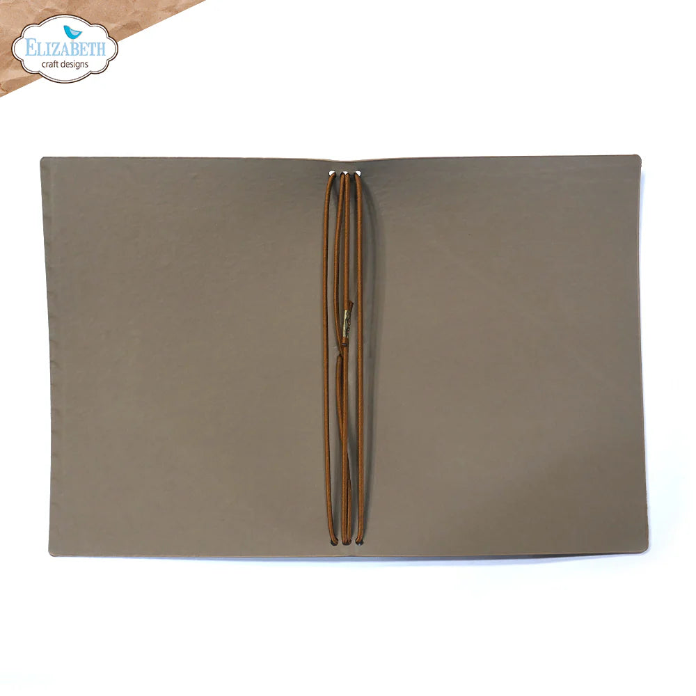 Elizabeth Craft Designs Art Journal - Stonewashed Brown Passport XL