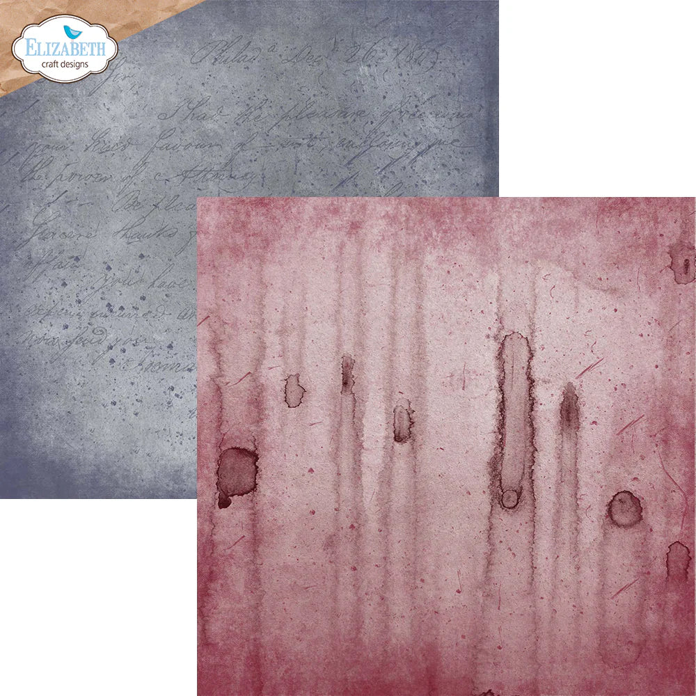 Elizabeth Craft Designs Backgrounds Volume 1 12” x 12” Paper Pack