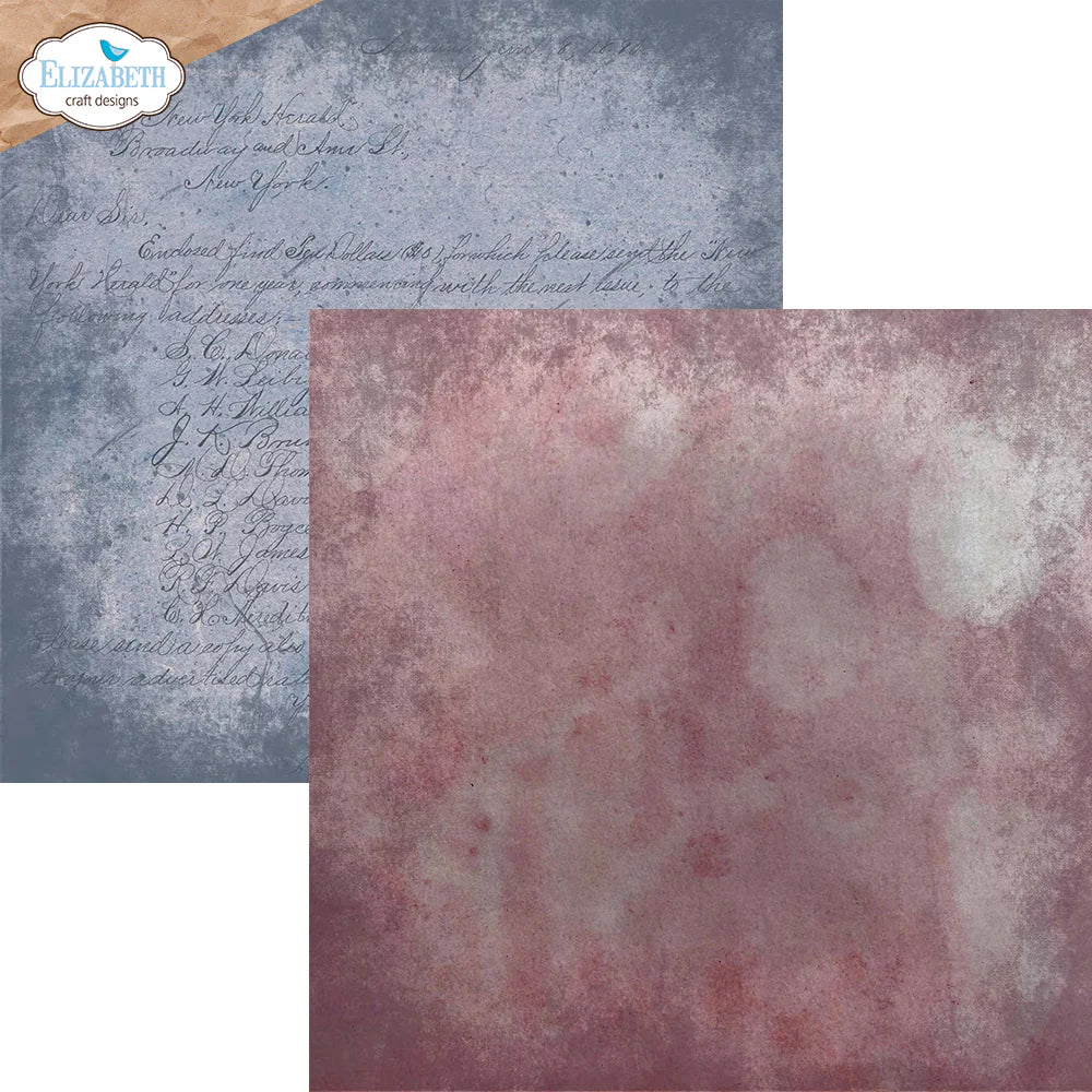 Elizabeth Craft Designs Backgrounds Volume 1 12” x 12” Paper Pack