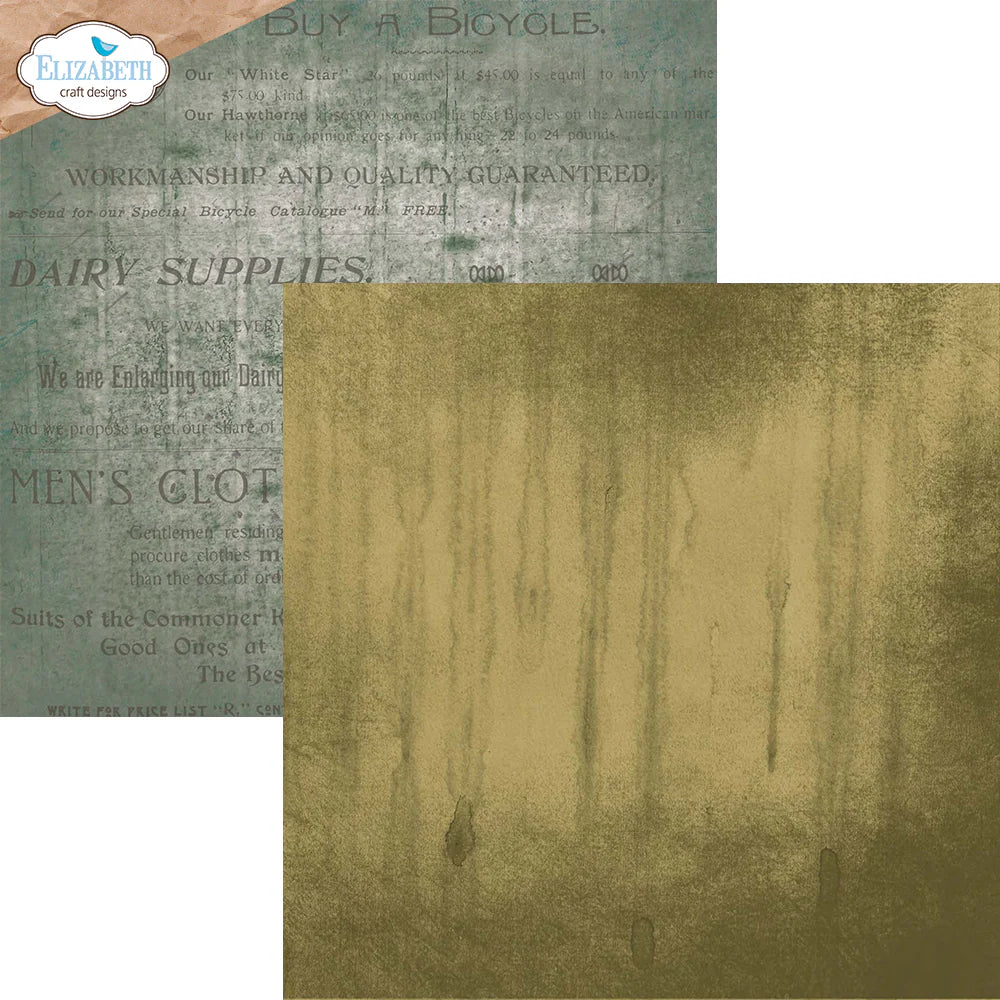 Elizabeth Craft Designs Backgrounds Volume 1 12” x 12” Paper Pack
