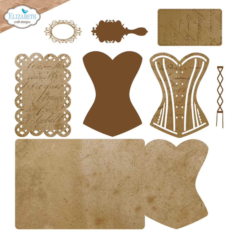 Elizabeth Craft Designs Laced Up Metal Die Set